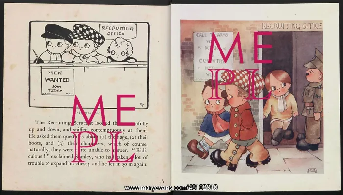 : WW1 - The Peek-A-Boos in Camp : WW1 - The Peek-A-Boos in Camp