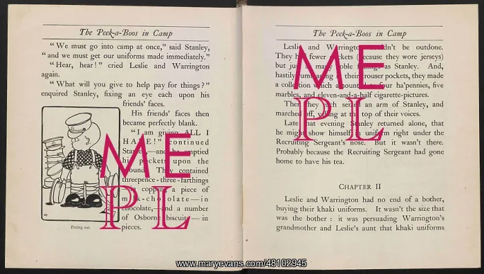 : WW1 - The Peek-A-Boos in Camp : WW1 - The Peek-A-Boos in Camp