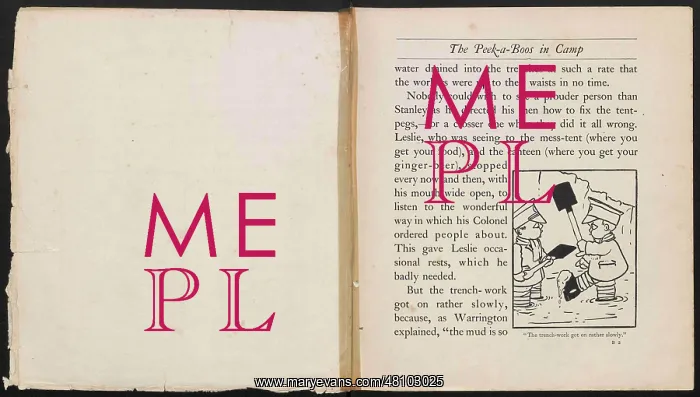 : WW1 - The Peek-A-Boos in Camp : WW1 - The Peek-A-Boos in Camp