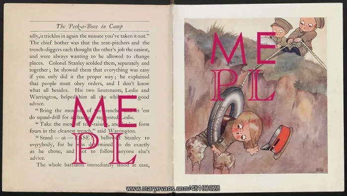 : WW1 - The Peek-A-Boos in Camp : WW1 - The Peek-A-Boos in Camp