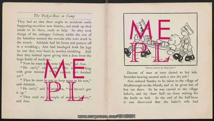 : WW1 - The Peek-A-Boos in Camp : WW1 - The Peek-A-Boos in Camp