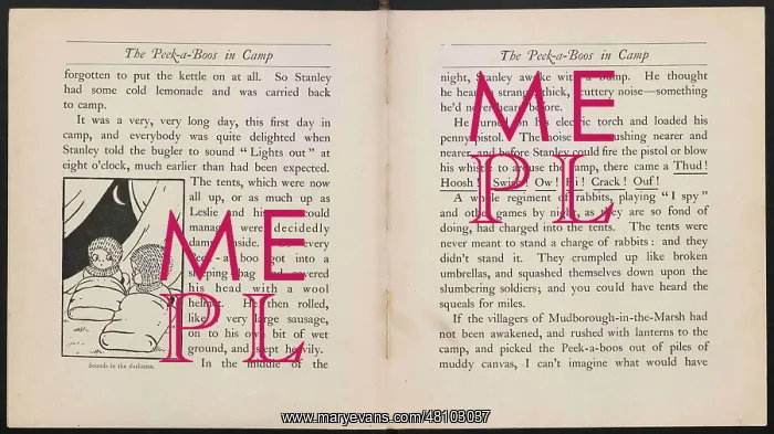 : WW1 - The Peek-A-Boos in Camp : WW1 - The Peek-A-Boos in Camp