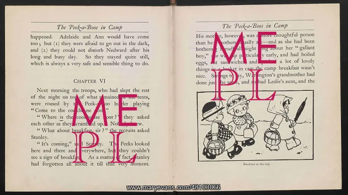 : WW1 - The Peek-A-Boos in Camp : WW1 - The Peek-A-Boos in Camp