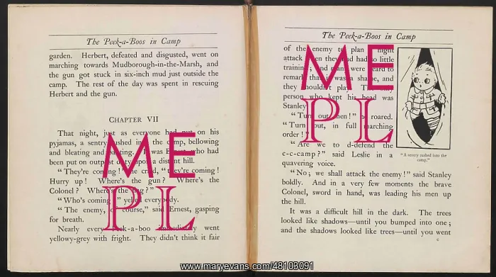 : WW1 - The Peek-A-Boos in Camp : WW1 - The Peek-A-Boos in Camp