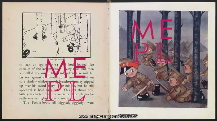: WW1 - The Peek-A-Boos in Camp : WW1 - The Peek-A-Boos in Camp