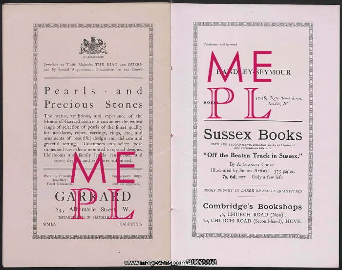 : WW1 - A Petworth Posie - advertisements : WW1 - A Petworth Posie - advertisements
