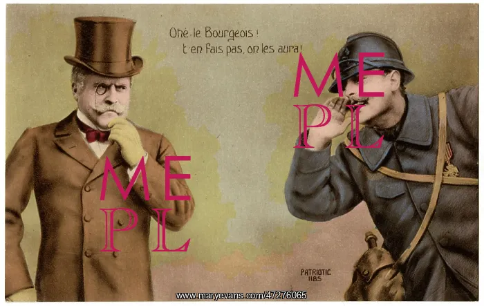  : WW1 POSTCARD BOURGEOIS