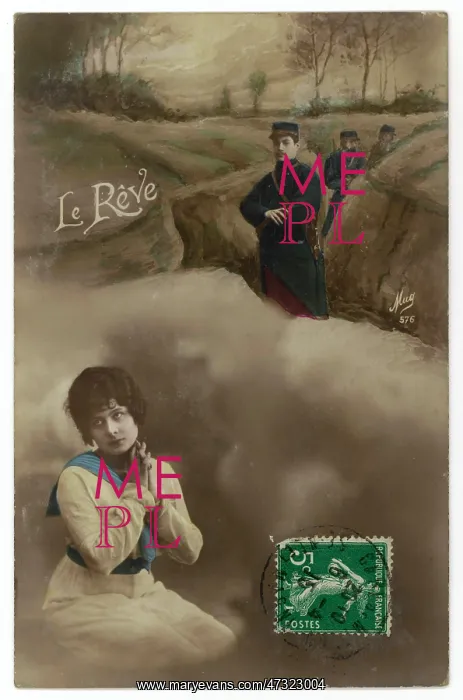 : WW1 POSTCARD / LE REVE