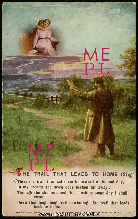 : WW1 POSTCARD TRAIL HOME : WW1 POSTCARD TRAIL HOME