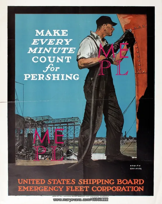 : WW1 poster, US Shipping Board : WW1 poster, US Shipping Board