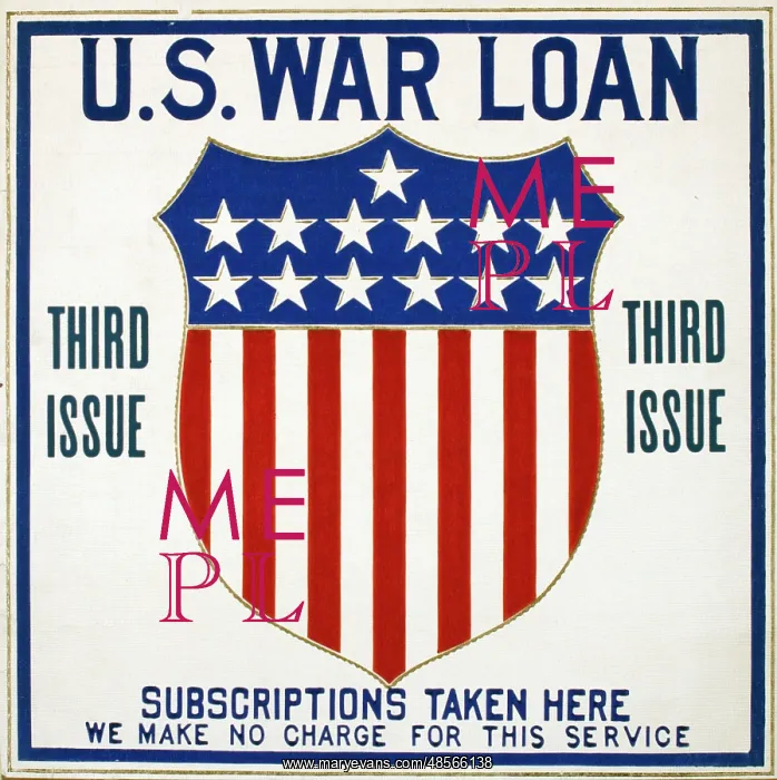 : WW1 poster, US War Loan : WW1 poster, US War Loan