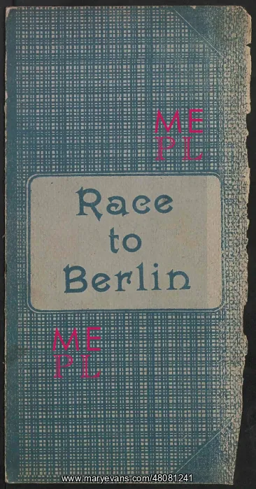 : WW1 - Race to Berlin, board game cover design : WW1 - Race to Berlin, board game cover design