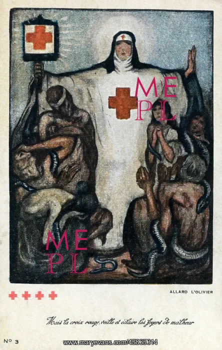 : WW1 - Red Cross of Belgium postcard : WW1 - Red Cross of Belgium postcard