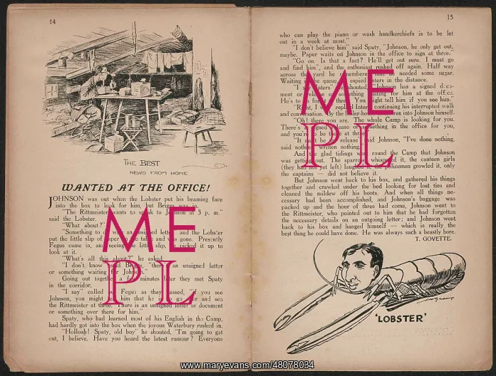 : WW1 - In Ruhleben Camp - magazine pages : WW1 - In Ruhleben Camp - magazine pages