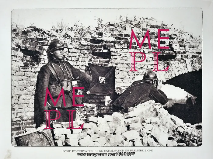  : WW1 - Signaler  /  Signal corpsman operating semaphore