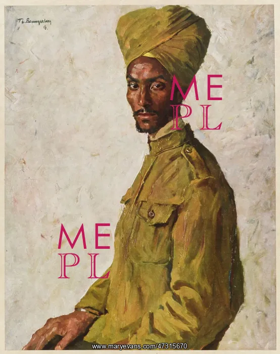 : WW1 SIKH SOLDIER : WW1 SIKH SOLDIER