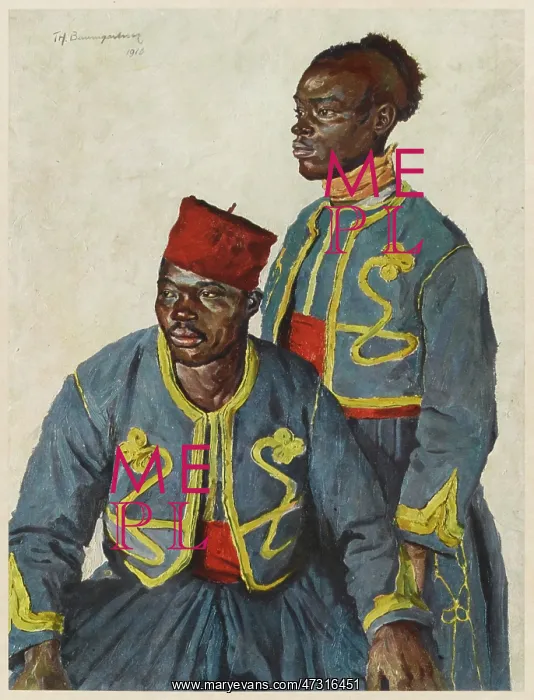: WW1 SUDANESE SOLDIERS : WW1 SUDANESE SOLDIERS