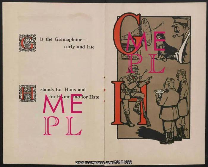  : WW1 - Tommy's ABC - G and H