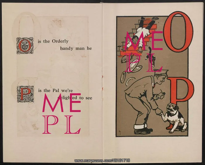 : WW1 - Tommy's ABC - O and P : WW1 - Tommy's ABC - O and P