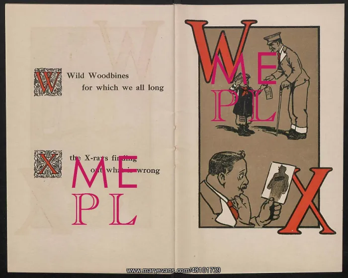 : WW1 - Tommy's ABC - W and X : WW1 - Tommy's ABC - W and X