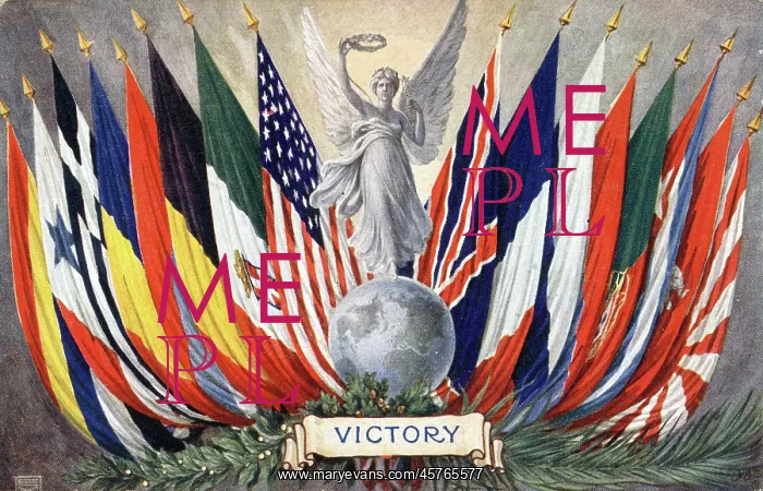 : WW1 - Victory - The flags of the victorious nations : WW1 - Victory - The flags of the victorious nations