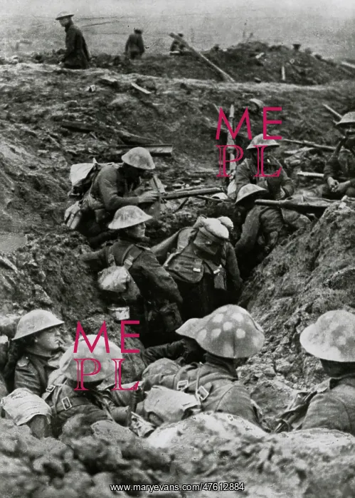 : WW1 - Waiting to attack between Ypres and Menin : WW1 - Waiting to attack between Ypres and Menin