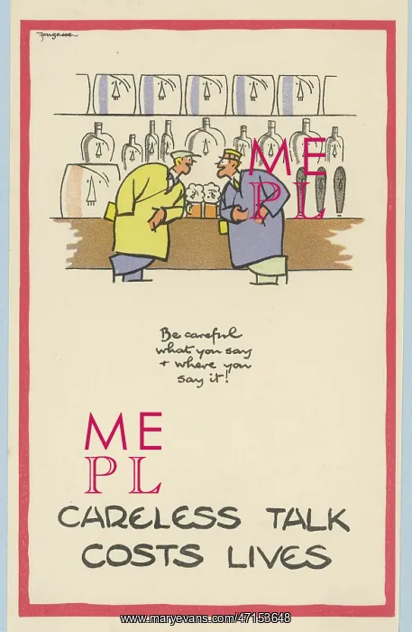 : WW2 / 1940 / CAREFUL SAY : WW2 / 1940 / CAREFUL SAY