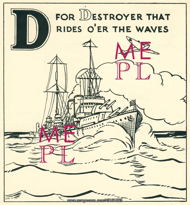: WW2 ABC, D Is For Destroyer : WW2 ABC, D Is For Destroyer