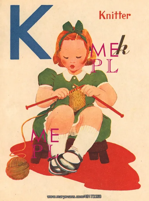 : WW2 ABC, K For Knitter : WW2 ABC, K For Knitter