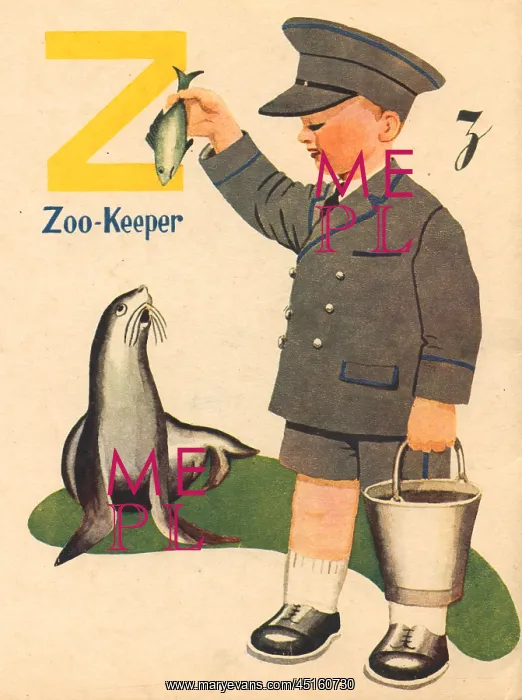 : WW2 ABC, Z For Zookeeper : WW2 ABC, Z For Zookeeper