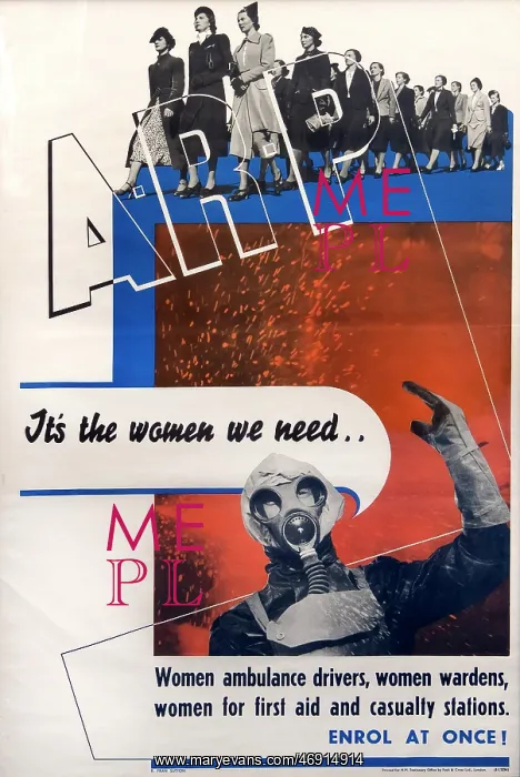  : WW2 - ARP. It's the women we need