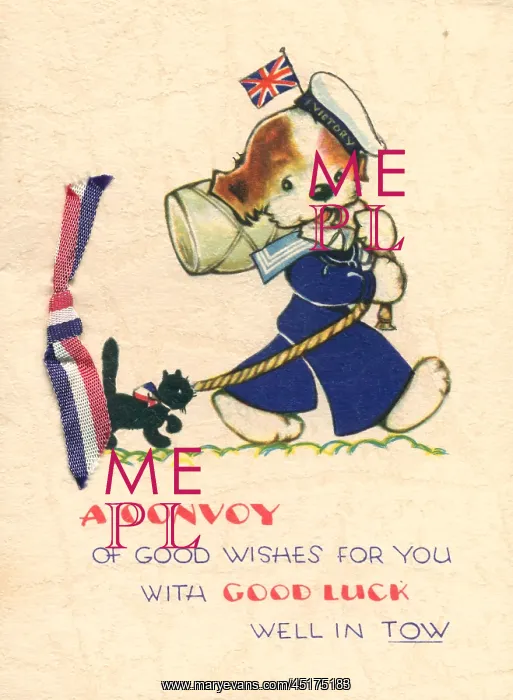 : WW2 Birthday Card, A Convoy : WW2 Birthday Card, A Convoy