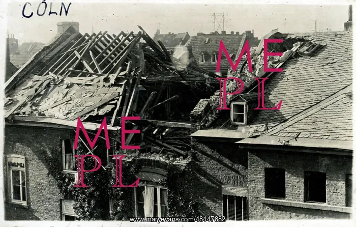 : WW2 Bomb Damage, Cologne - Koln, North Rhine-Westphalia : WW2 Bomb Damage, Cologne - Koln, North Rhine-Westphalia