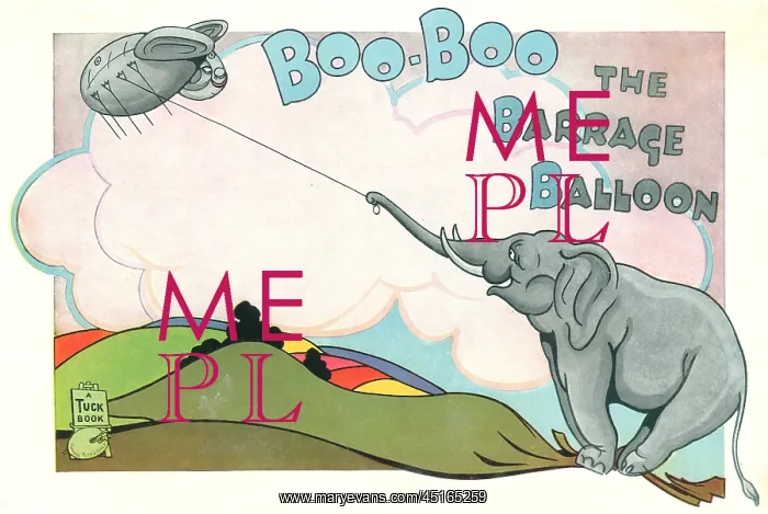: WW2, Boo-Boo The Barrage Balloon : WW2, Boo-Boo The Barrage Balloon