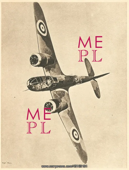 : WW2 - Bristol Blenheim Bomber : WW2 - Bristol Blenheim Bomber