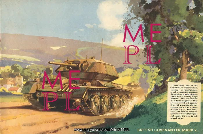 : WW2 British Covenanter Tank : WW2 British Covenanter Tank