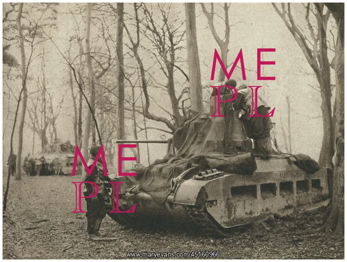 : WW2, Camouflaging A Tank : WW2, Camouflaging A Tank