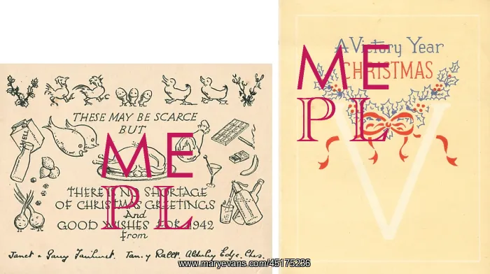 : WW2 Christmas Cards : WW2 Christmas Cards