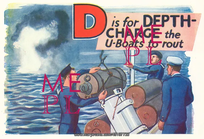 : WW2 Convoy ABC, D For Depth Charge : WW2 Convoy ABC, D For Depth Charge