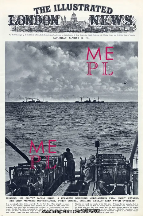 : WW2 - Corvette Screening Merchantmen from Enemy attacks : WW2 - Corvette Screening Merchantmen from Enemy attacks