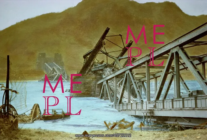 : WW2 - destruction - bridge : WW2 - destruction - bridge