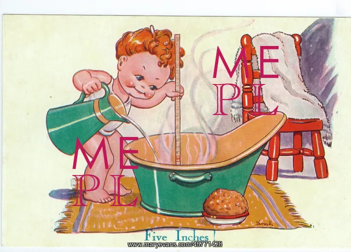 : WW2 era - Comic Postcard - Five Inches : WW2 era - Comic Postcard - Five Inches