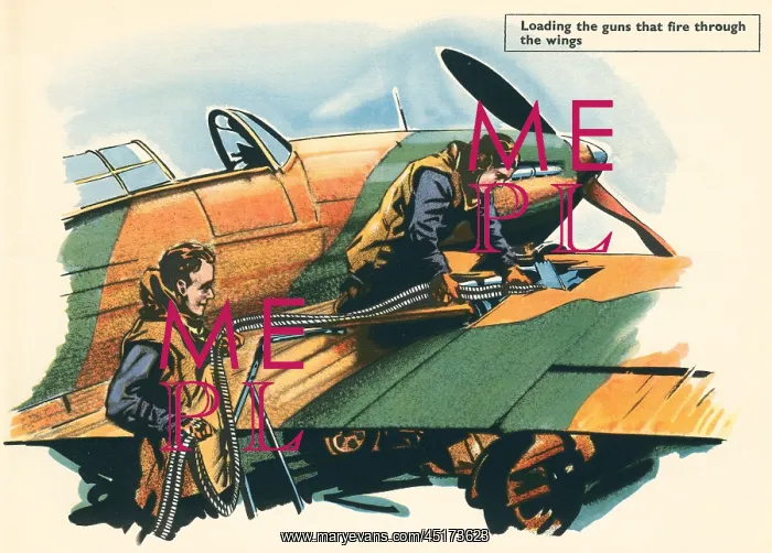 : WW2 Fighter Plane, Ammunition Loading : WW2 Fighter Plane, Ammunition Loading