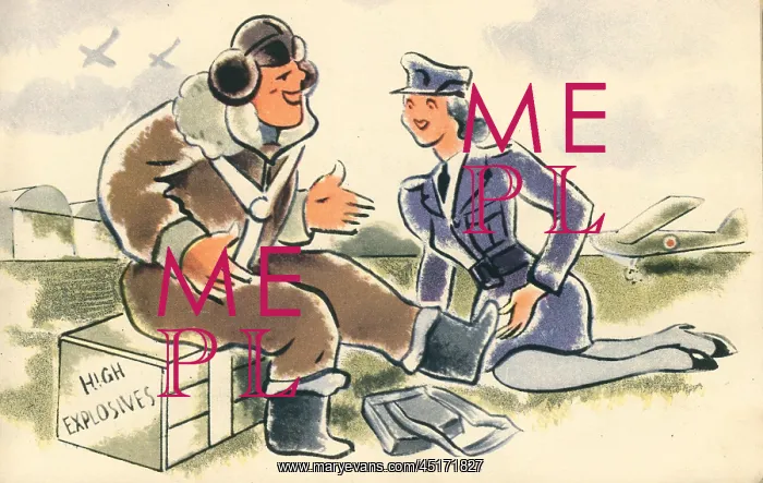 : WW2 - The Girls Of Today, W.A.A.F : WW2 - The Girls Of Today, W.A.A.F