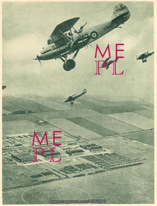 : WW2 - Hawker Harts In Formation : WW2 - Hawker Harts In Formation