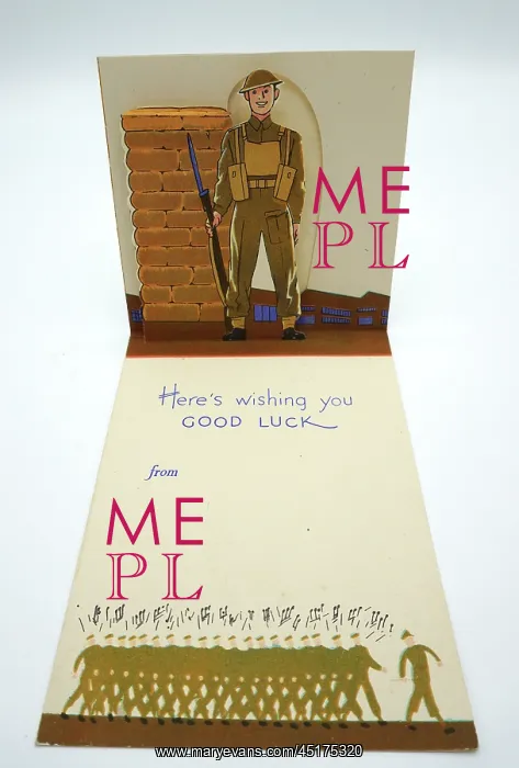 : WW2 Home Guard Greetings Card : WW2 Home Guard Greetings Card