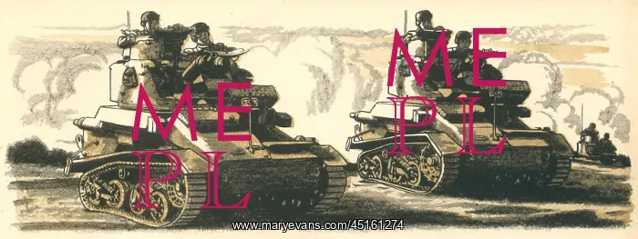 : WW2 Light Tanks On Manouvres : WW2 Light Tanks On Manouvres