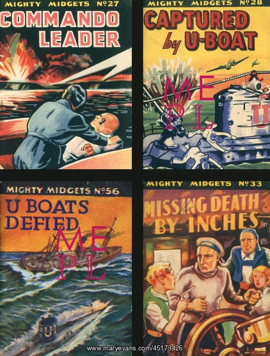 : WW2, Mighty Midgets Thrilling Tales, Naval : WW2, Mighty Midgets Thrilling Tales, Naval