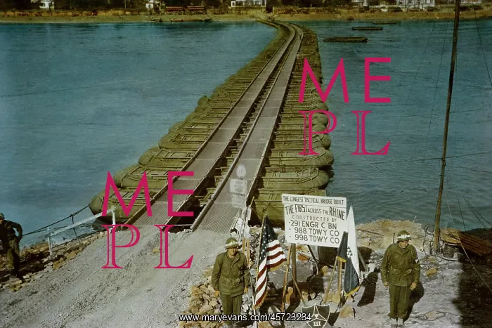  : WW2 - military - bridge - Rhine