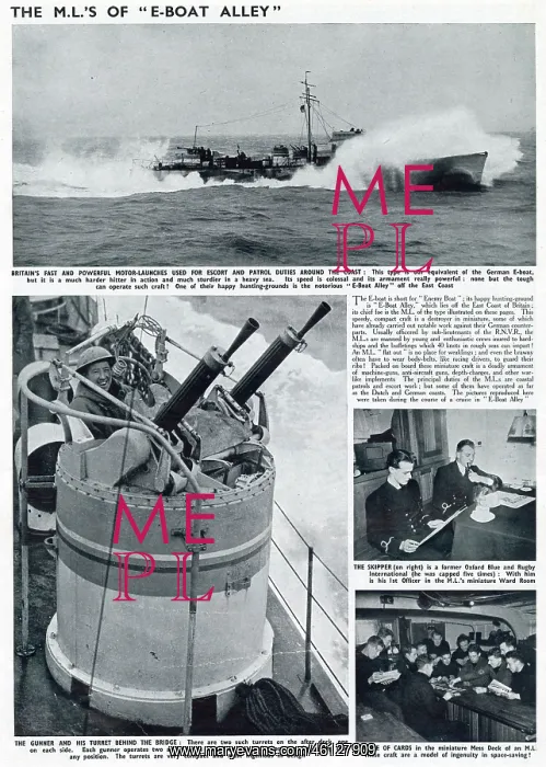 : WW2 - The Motor Launches of E-Boat Alley : WW2 - The Motor Launches of E-Boat Alley